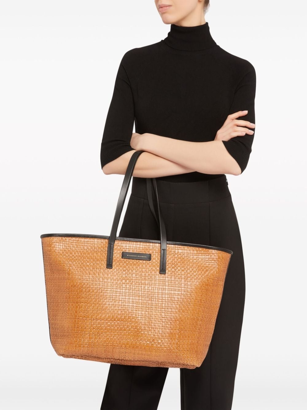 Nilde woven tote bag - 2