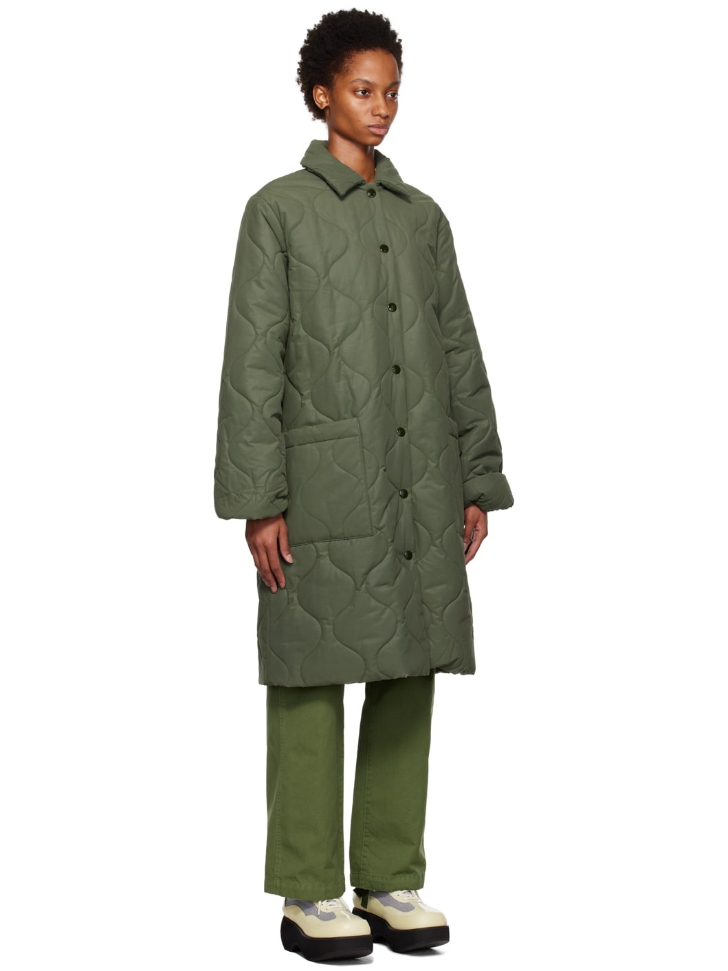 Green Sarah Coat - 2