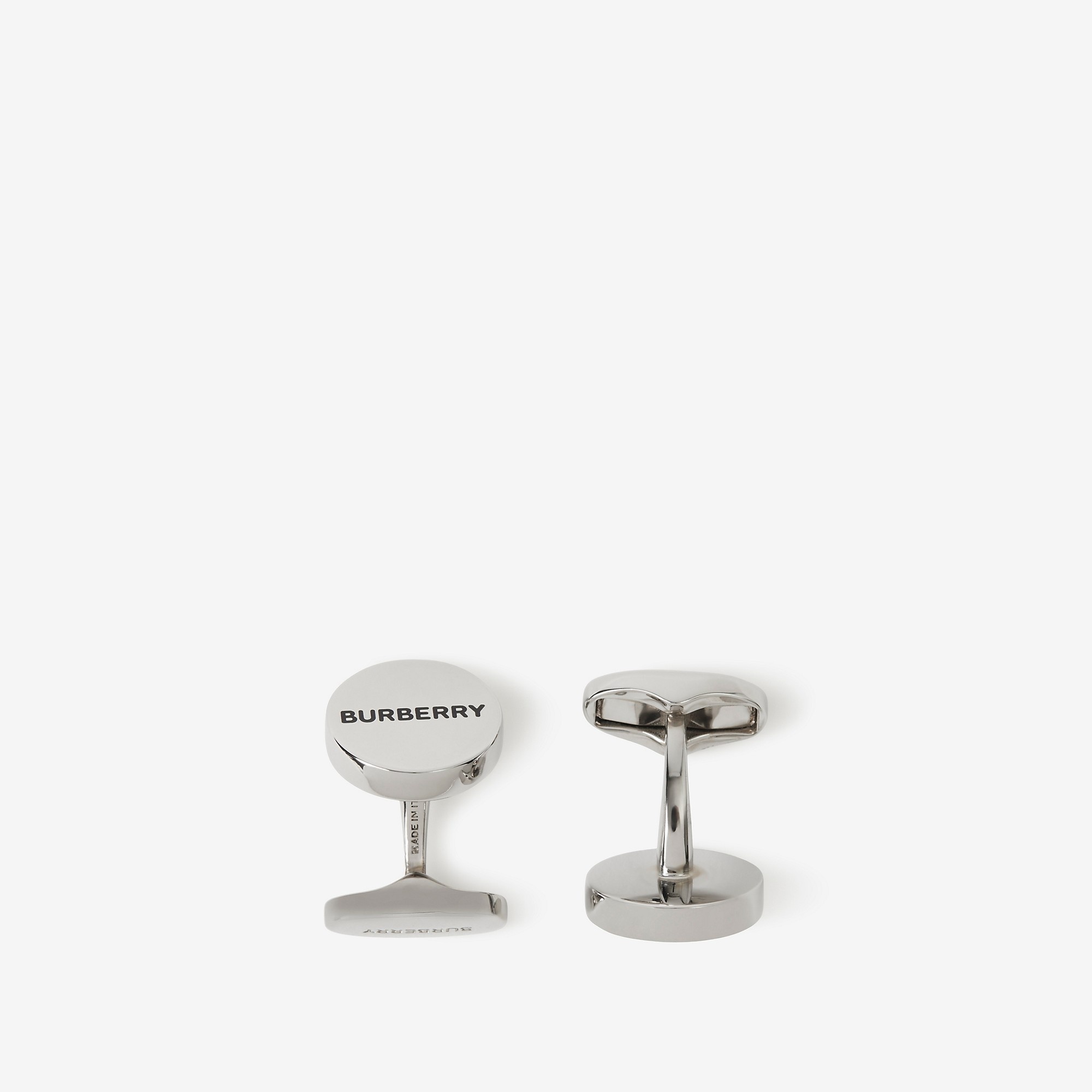 Logo Detail Palladium-plated Cufflinks - 2