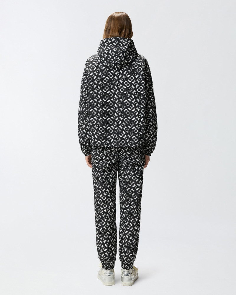 SPORTY JACKET WITH ALL-OVER LOVE BIRDS LOGO 5