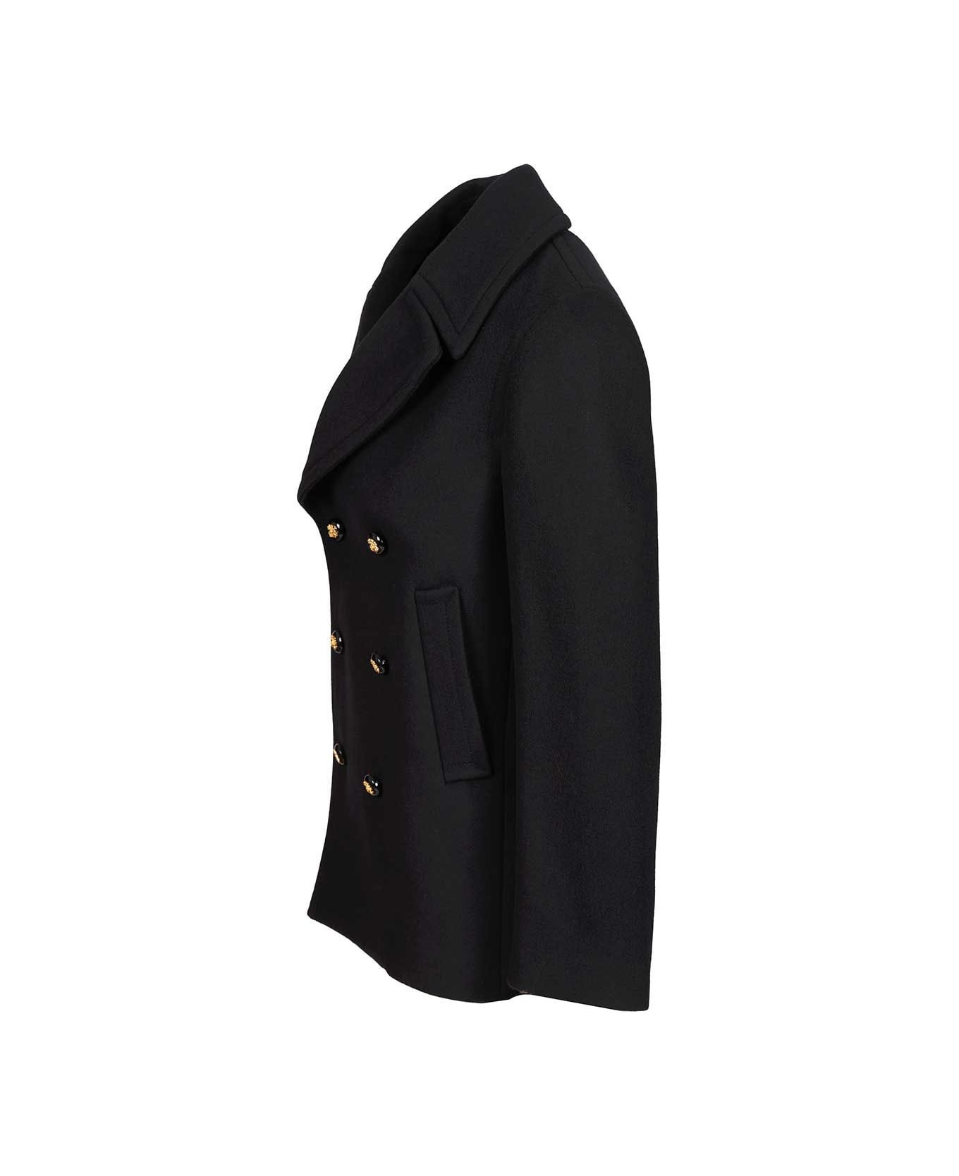 Wool Pea Coat - 3