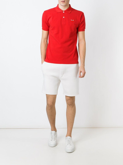 Comme des Garçons PLAY embroidered heart polo shirt outlook