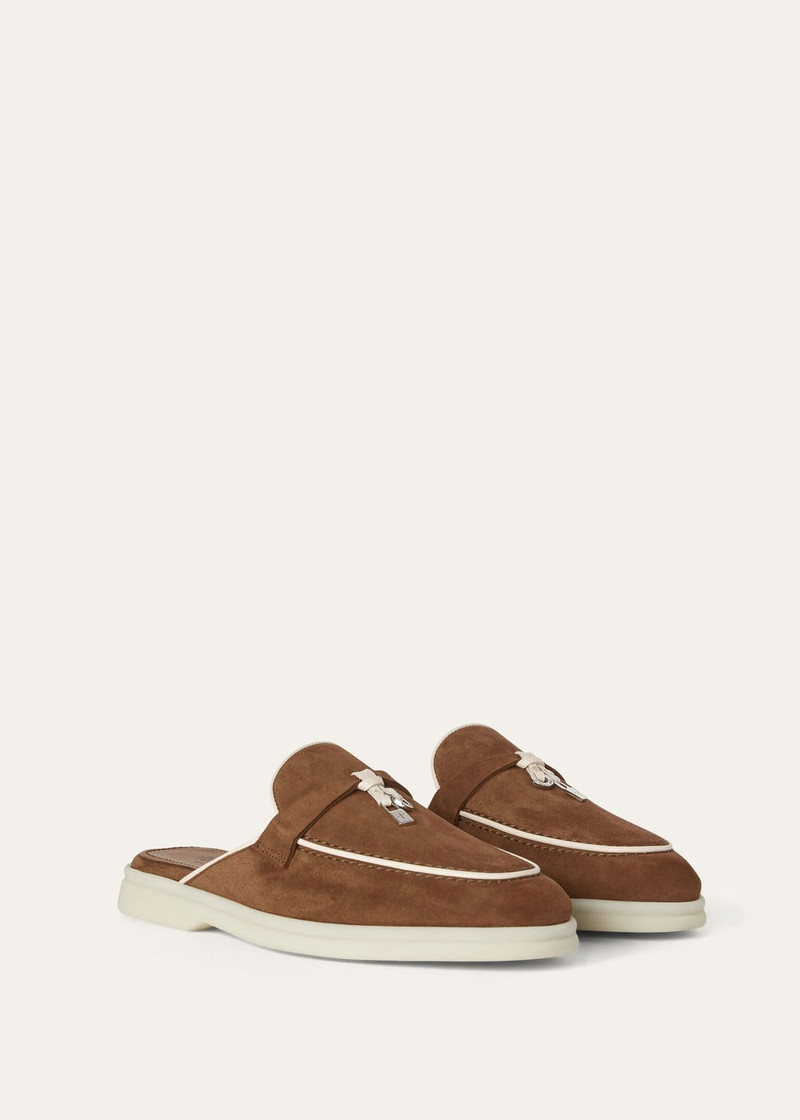 Loro Piana Charms Walk Babouche Loafers outlook
