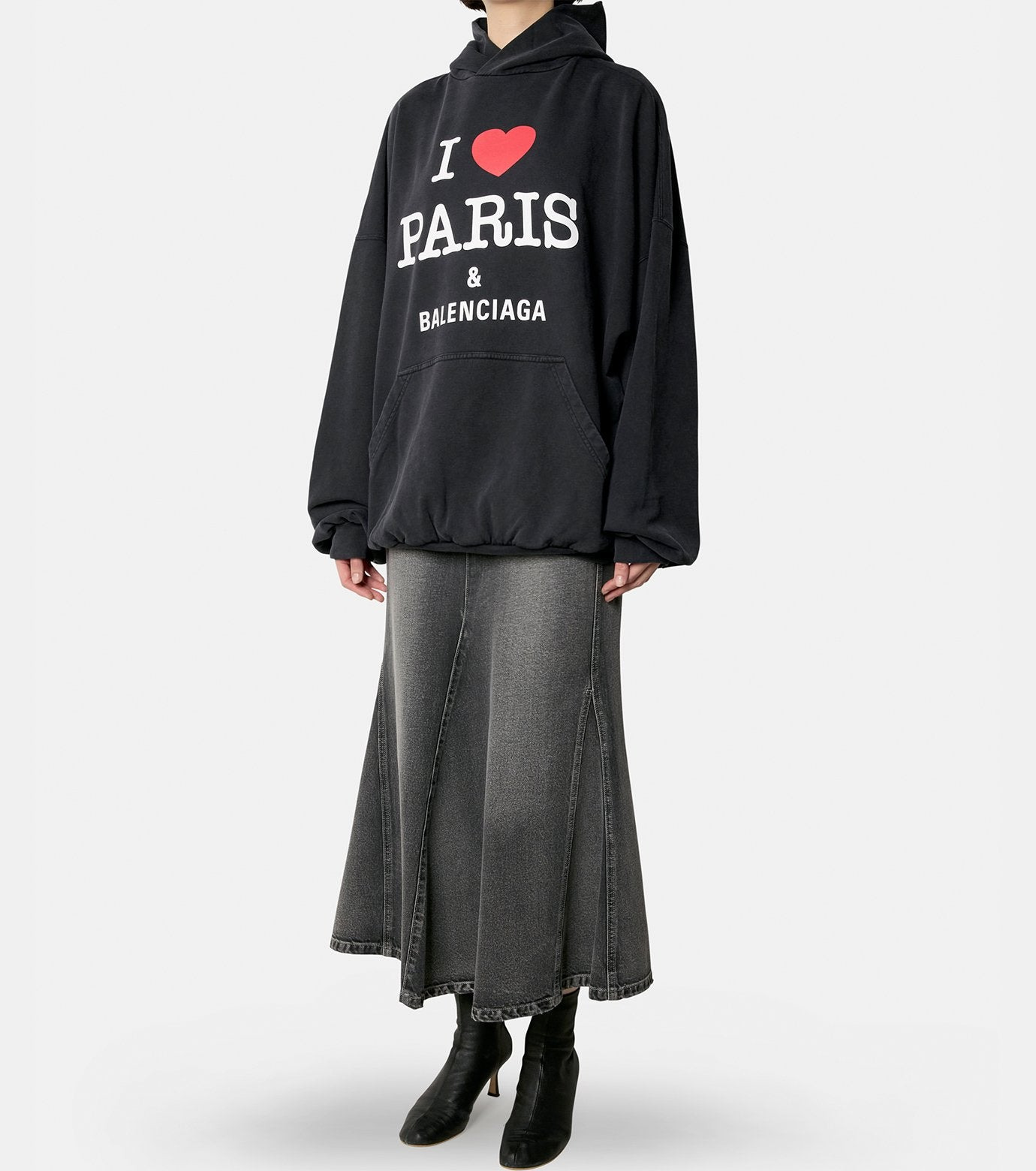 I Love Paris Large Fit Hoodie - 4