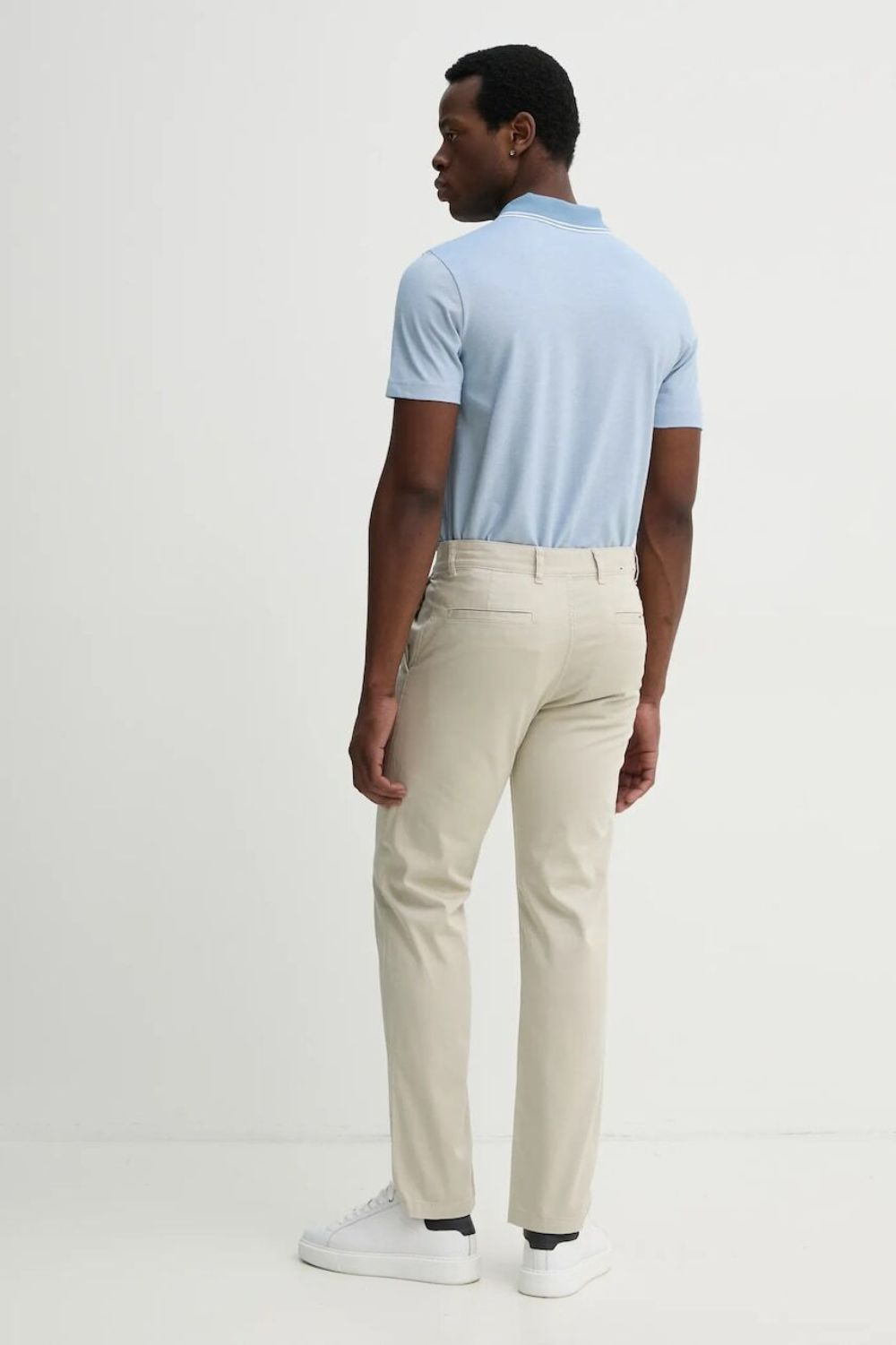 logo-plaque straight-leg trousers - 2