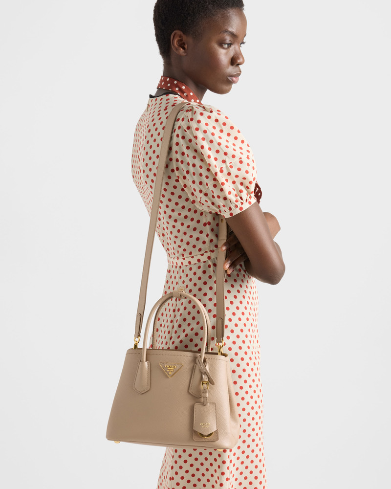 Prada Double small Saffiano leather bag 7