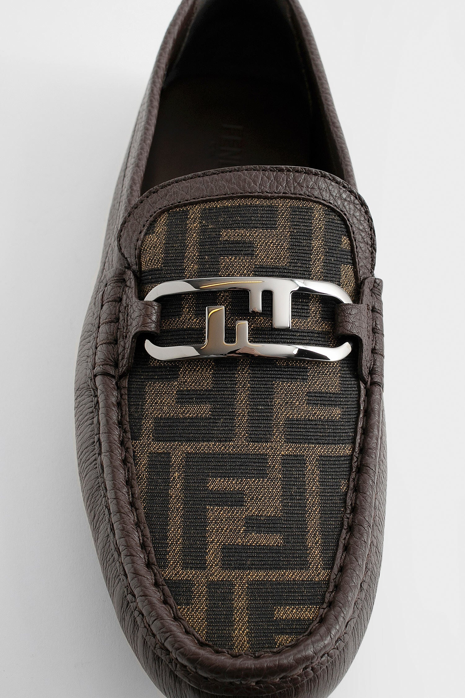 FENDI MAN BROWN LOAFERS - 5