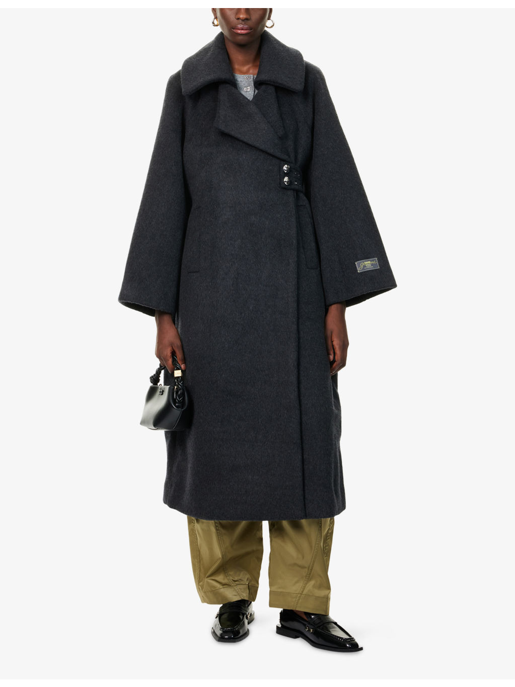 Relaxed-Fit Notch-Lapel Wool-Blend Coat - 2