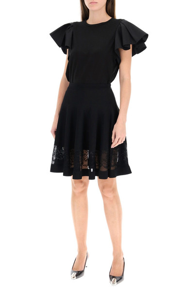 Alexander McQueen MINI SKIRT WITH LACE outlook