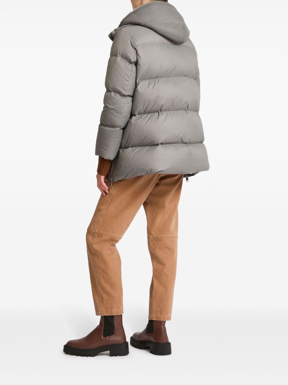 hooded puffer jacket - 3