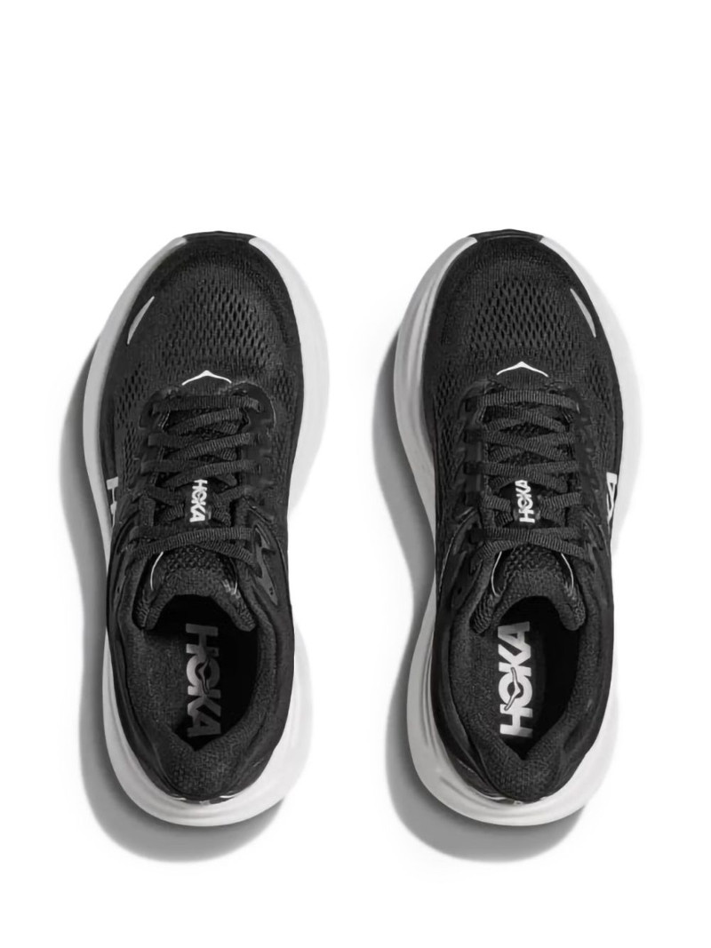 HOKA ONE ONE Bondi 9 "Black/White" sneakers outlook