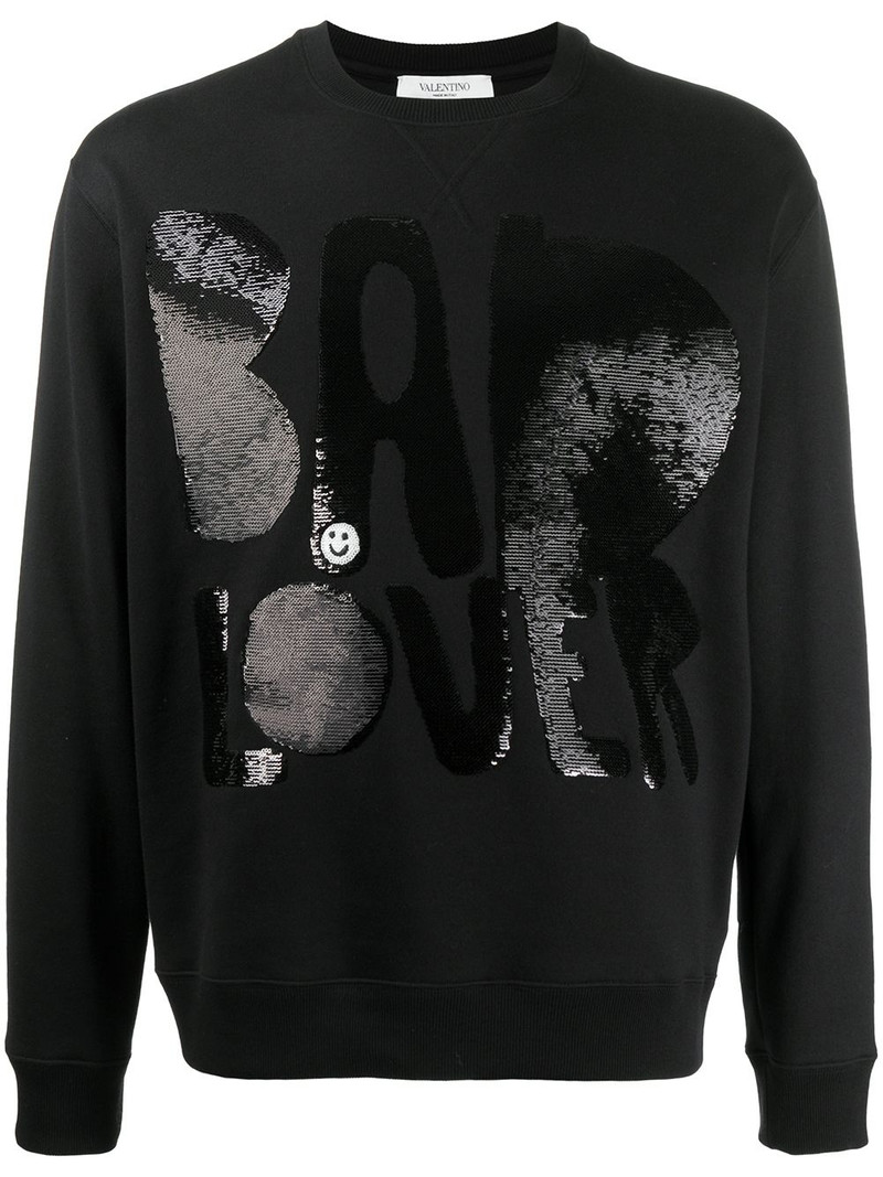 Bad Lover sequinned sweatshirt 1