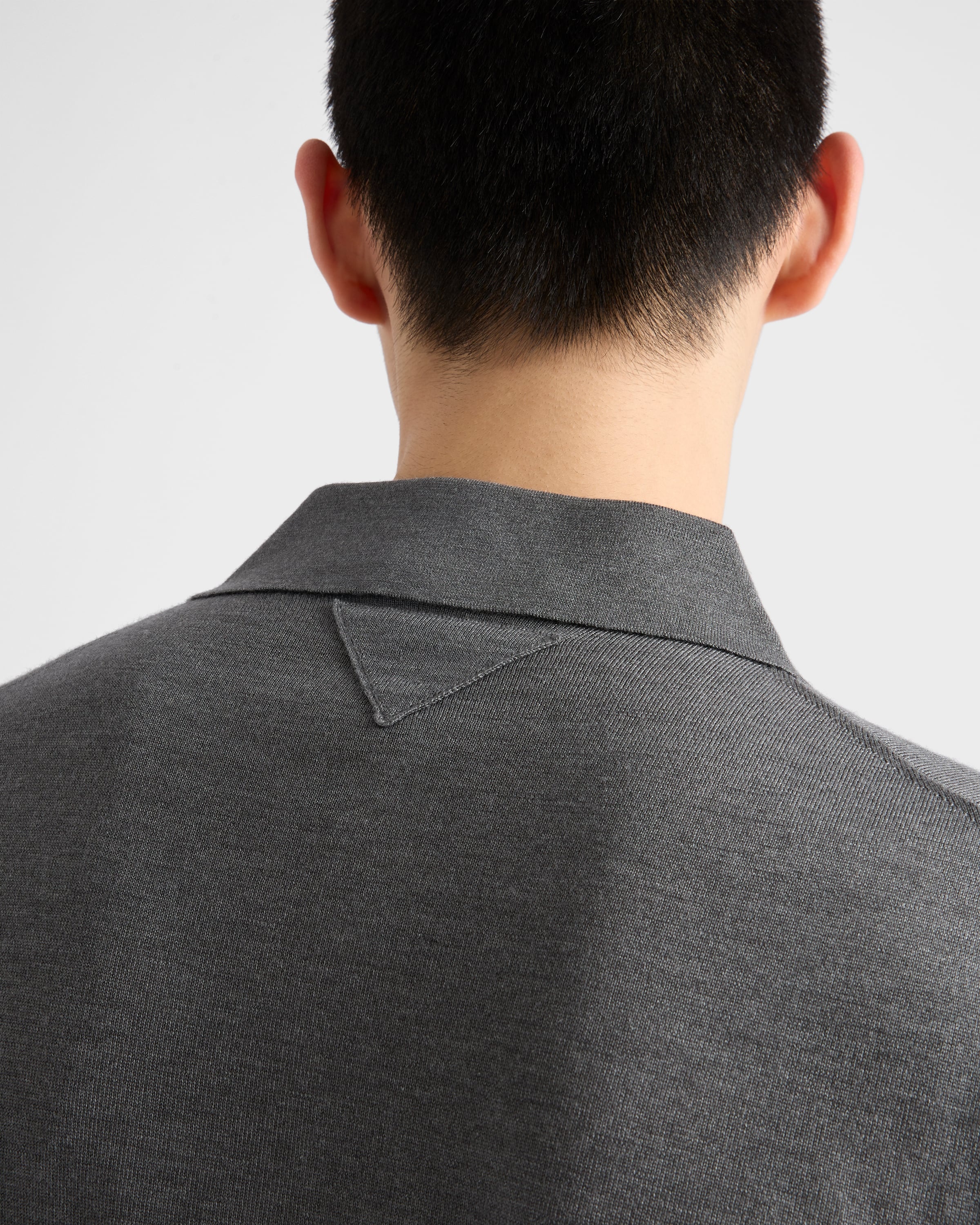Cashmere and silk polo shirt - 6