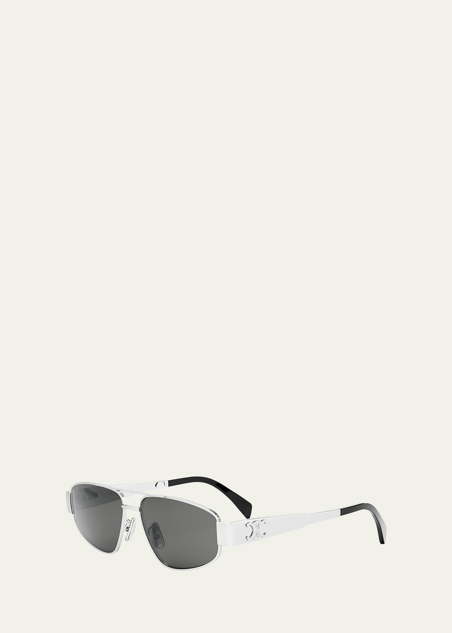 Men's Triomphe Pilot Metal Sunglasses - 2