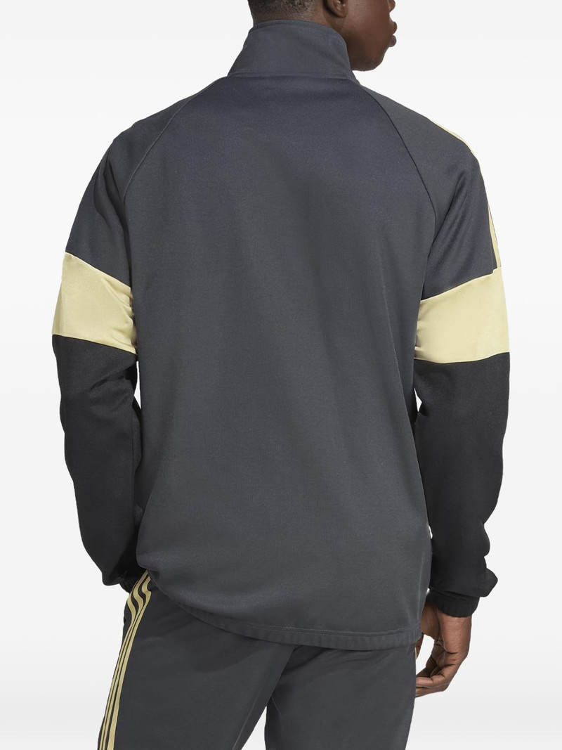 adidas Liverpool FC zip striped sweatshirt outlook