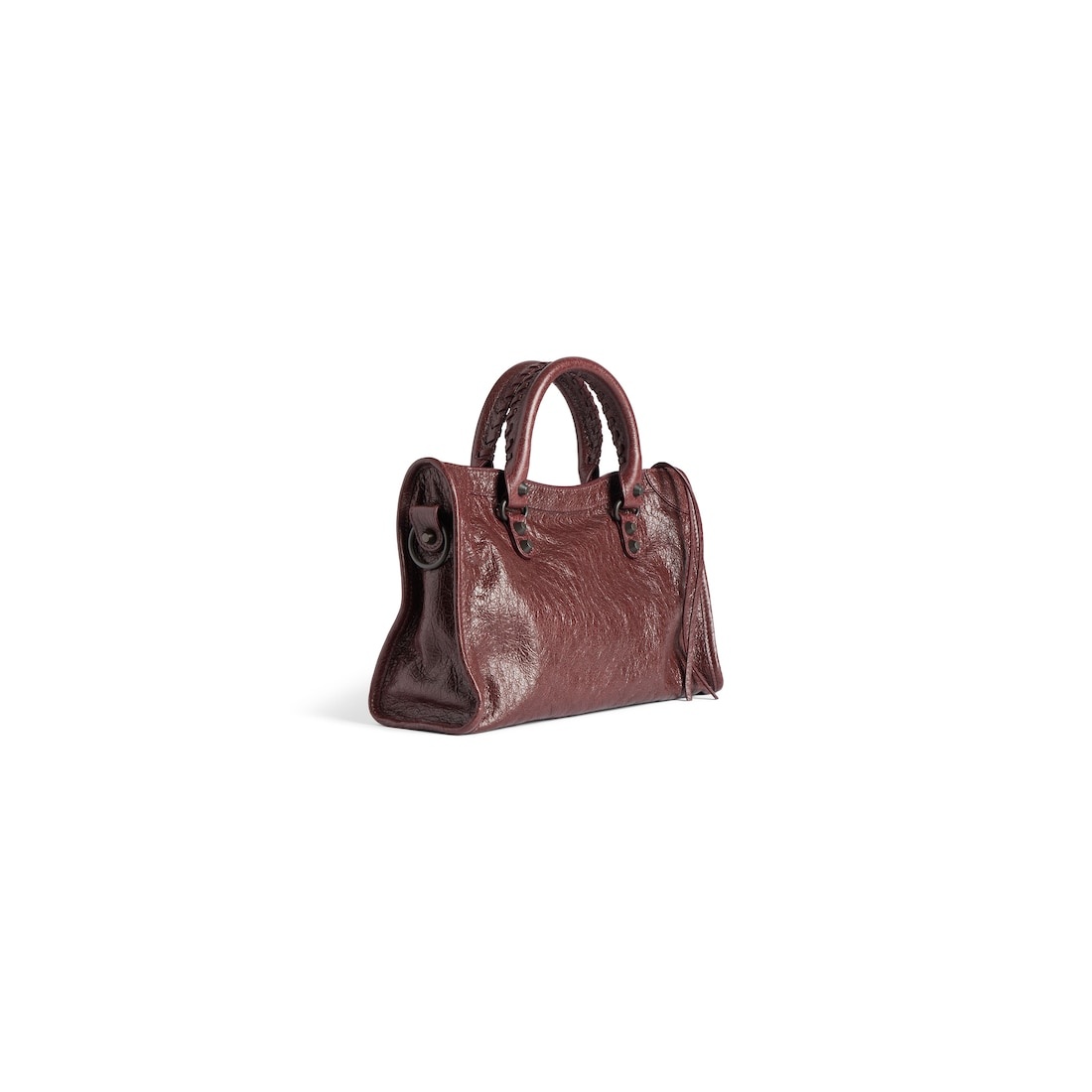 Women's Le City Bag Small in Dark Burgundy - 3