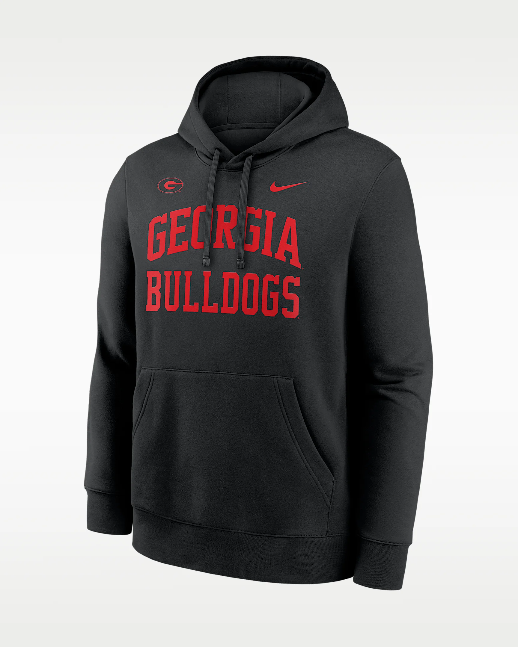 Georgia Primetime Arched Club Men's Nike College Pullover Hoodie - 1