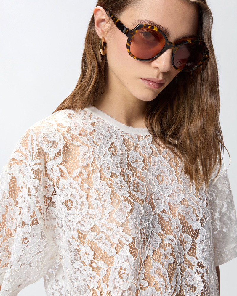 CROPPED LACE T-SHIRT 6