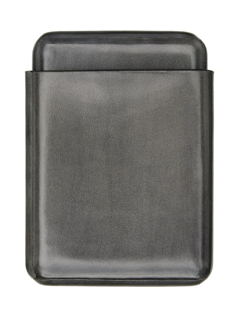 Boris Bidjan Saberi Gray 'Cardcase II' Card Holder outlook