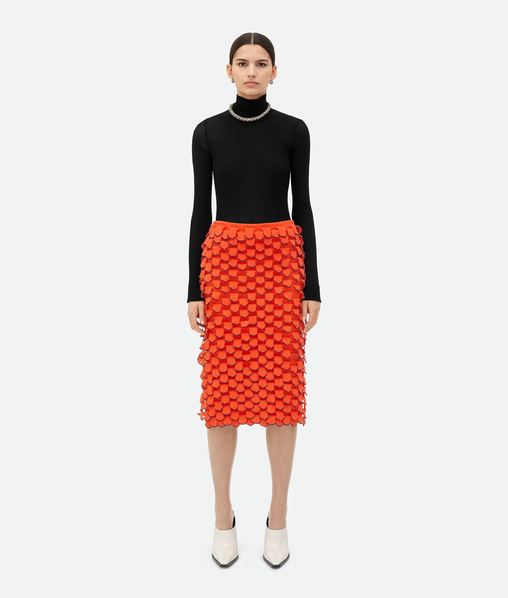 Scale Cotton Skirt - 4