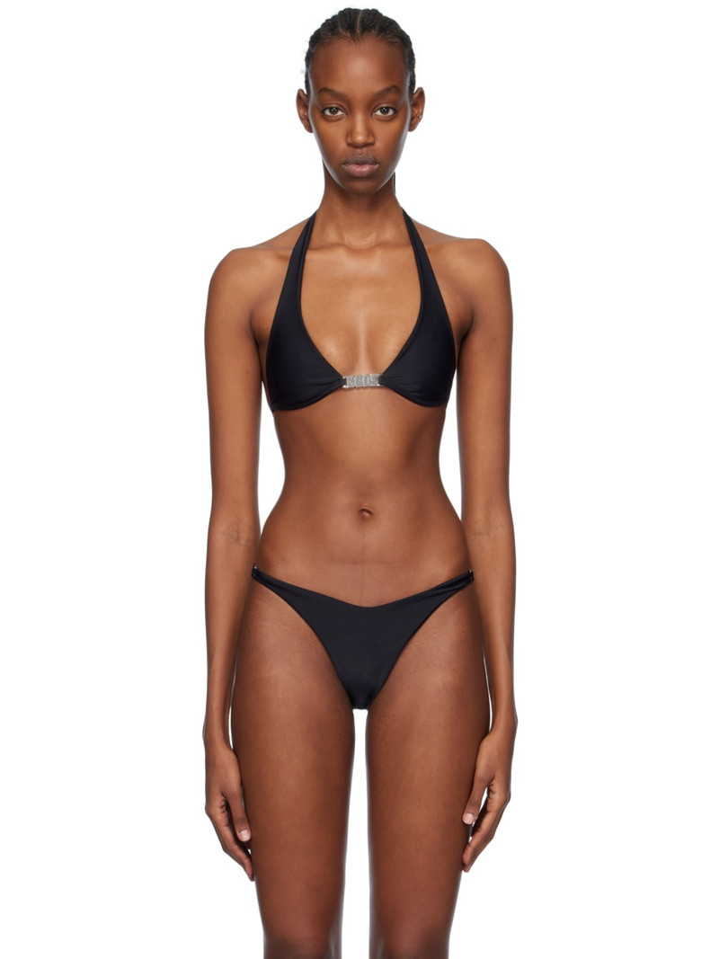 Black Hardware Bikini Top - 1