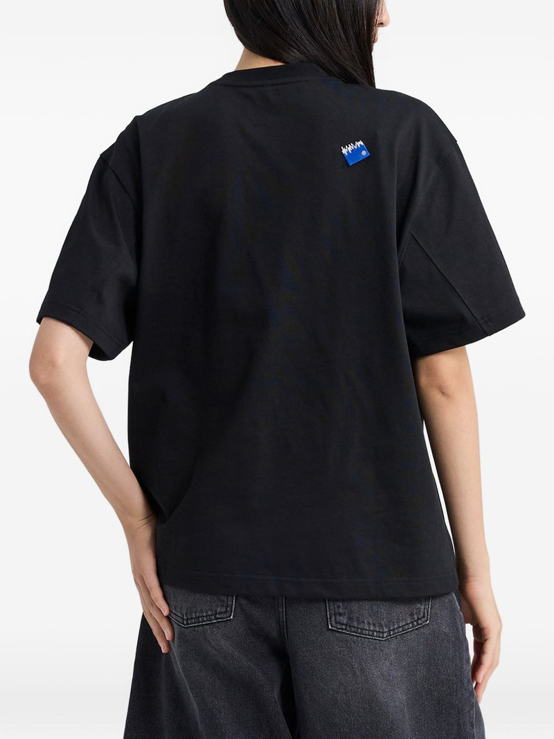 short-sleeve patch-detail T-shirt 5