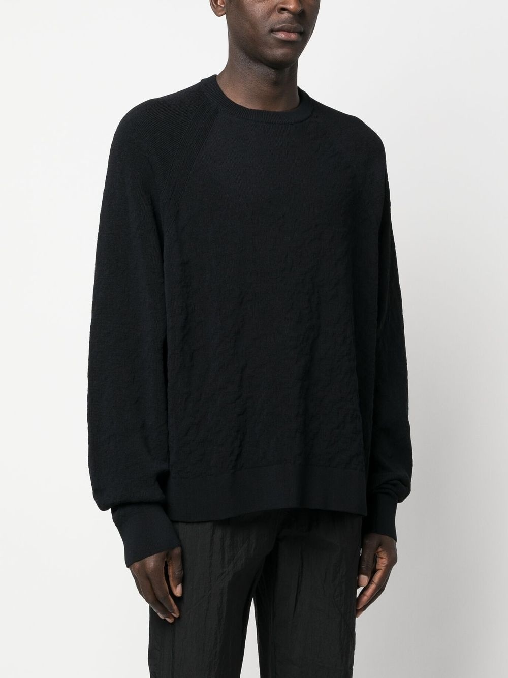 organic-cotton-blend plain sweatshirt - 3