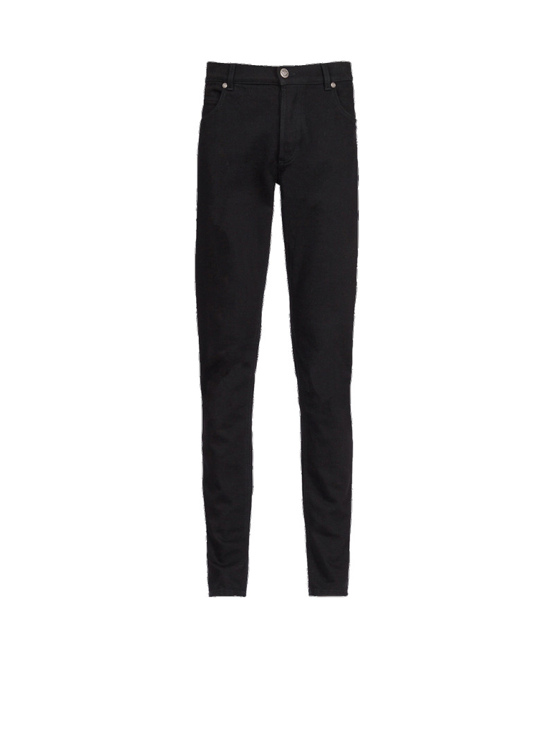 Slim cut cotton jeans - 1