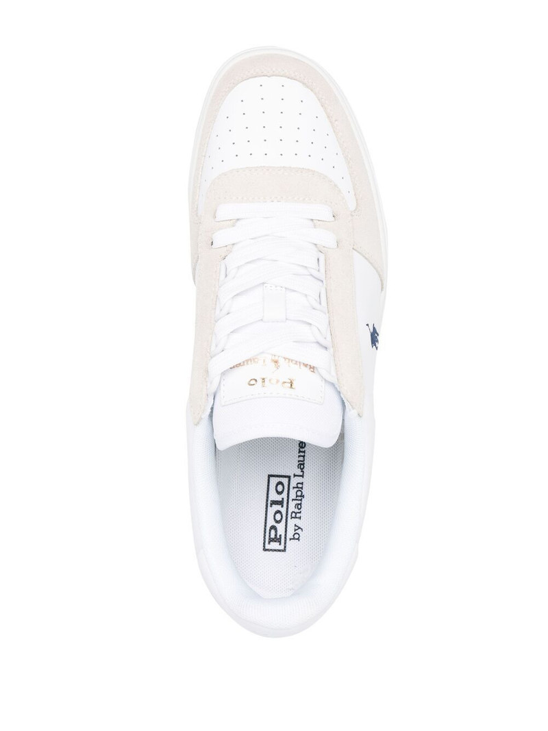 Court leather suede sneakers 4