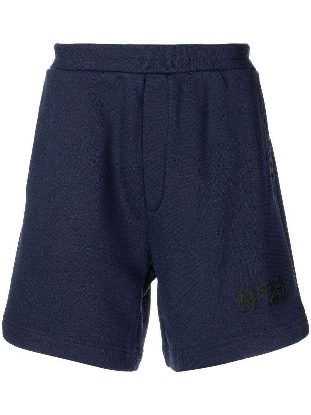 logo-patch track shorts - 1