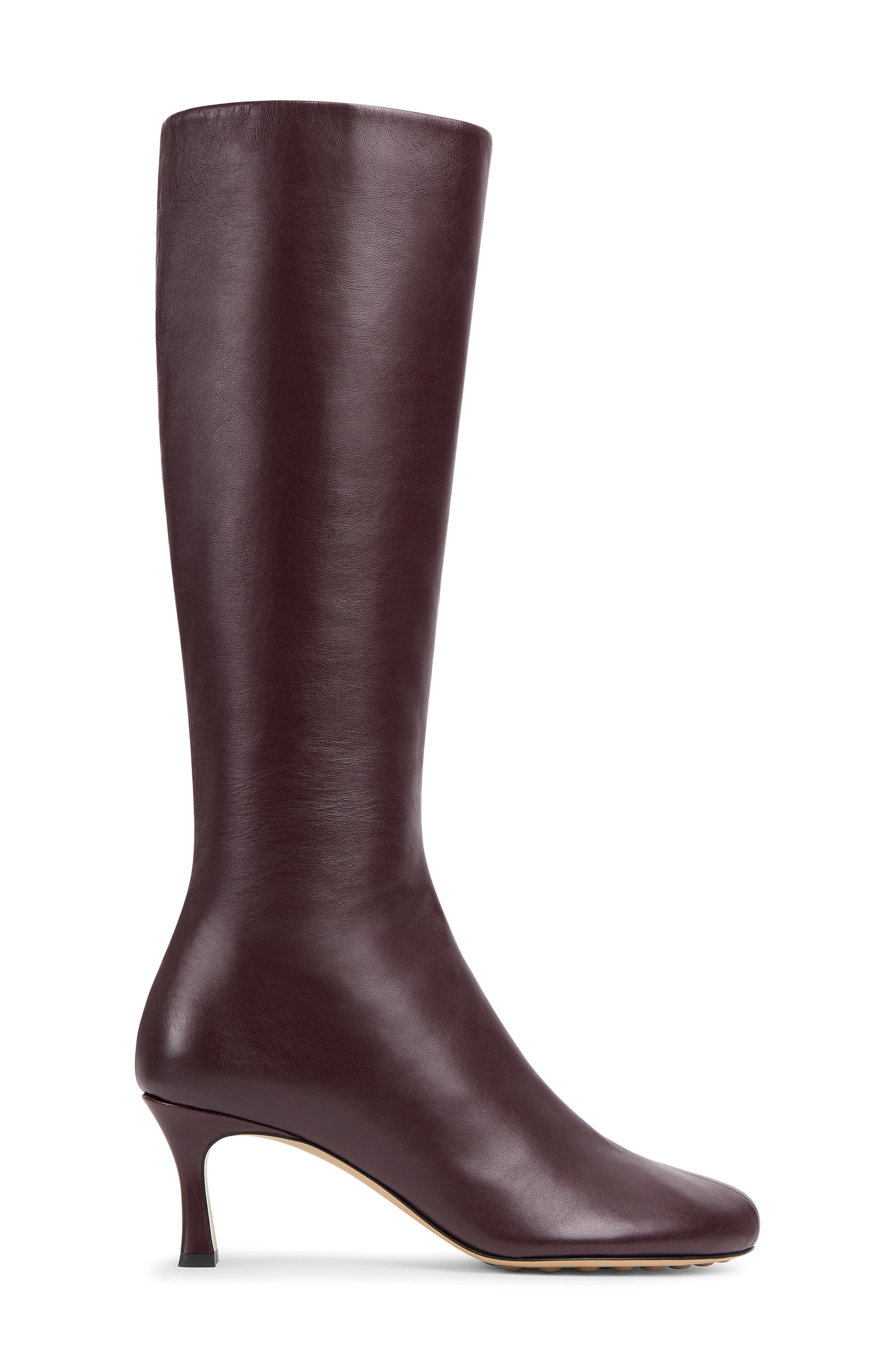 Bottega Veneta Rana Knee High Boot in 2241 Dark Barolo at Nordstrom - 1