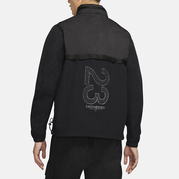 Air Jordan 23 Engineered Zipper Jacket 'Black' CK8936-010 - 5