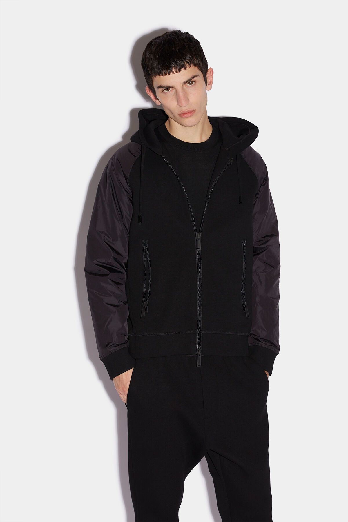 IBRA BLACK ON BLACK HOODIE - 1