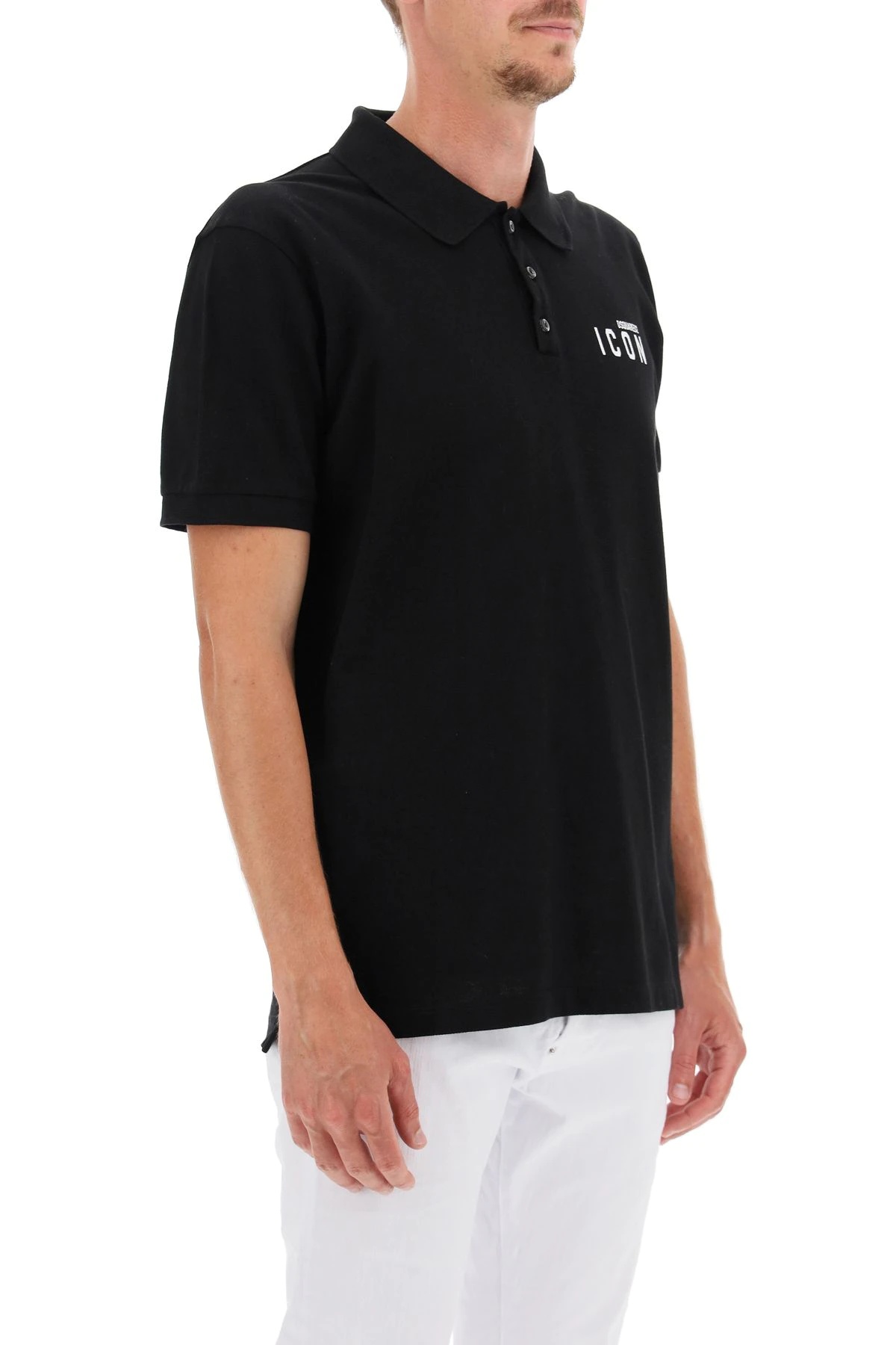 POLO SHIRT WITH LOGO PRINT - 3