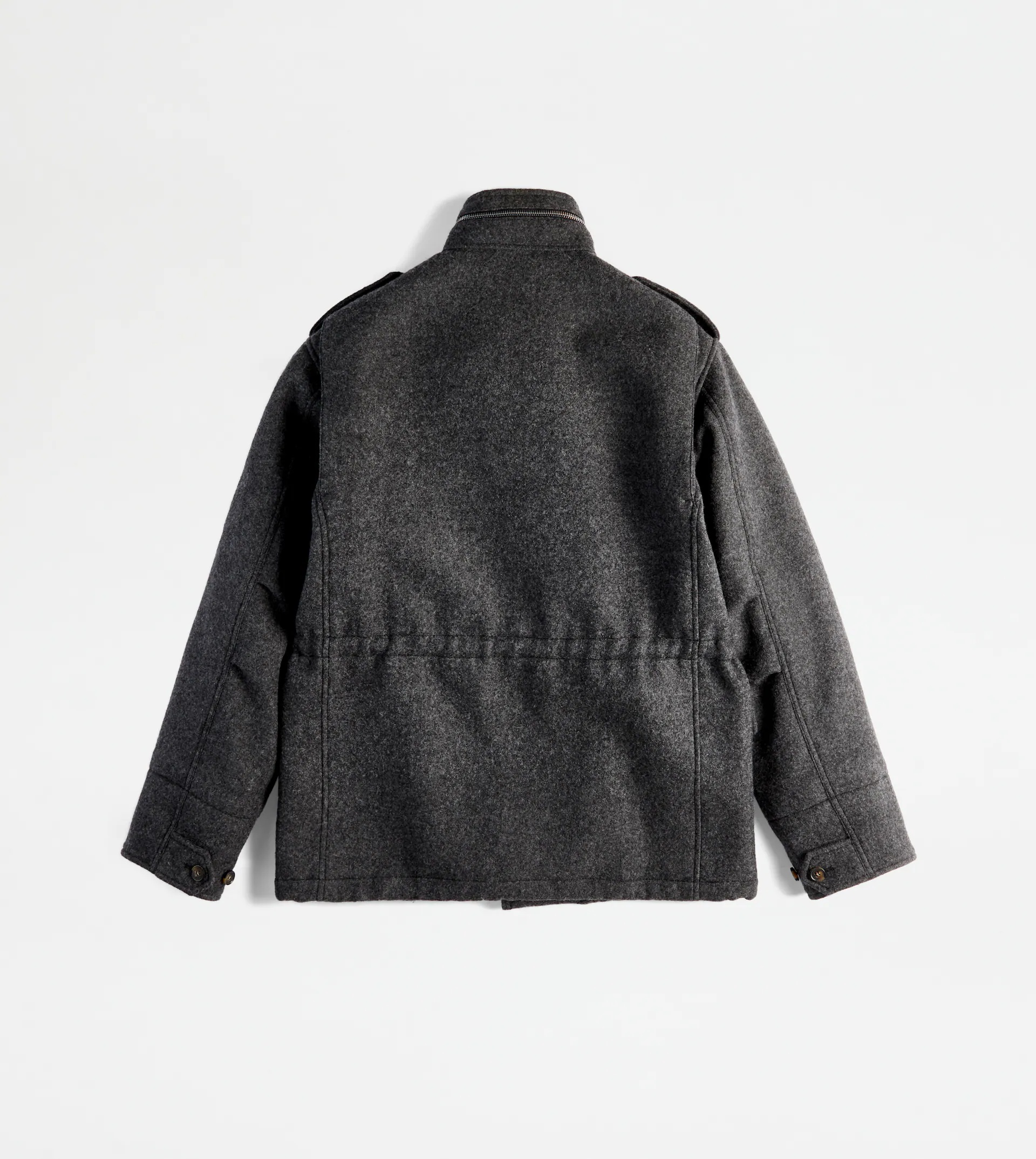 TOD'S OVER FIELD JACKET - GREY - 8