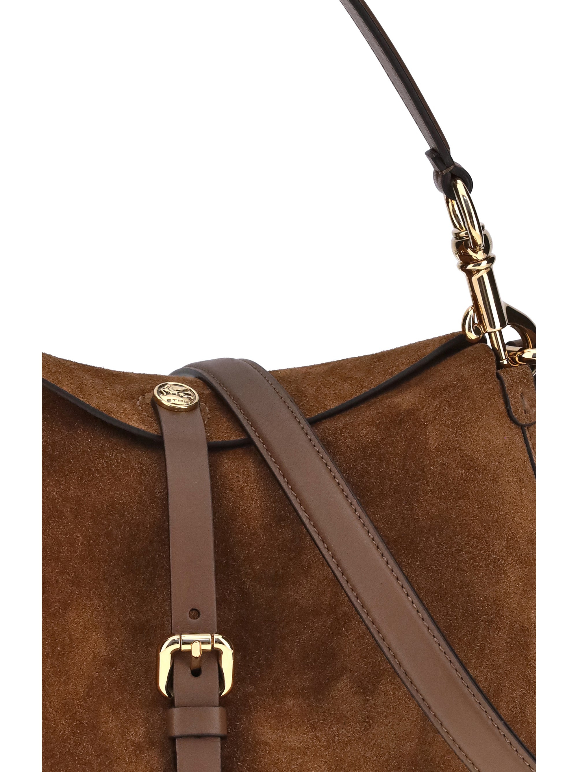 Etro Women Crossbody Pony Suede - 4