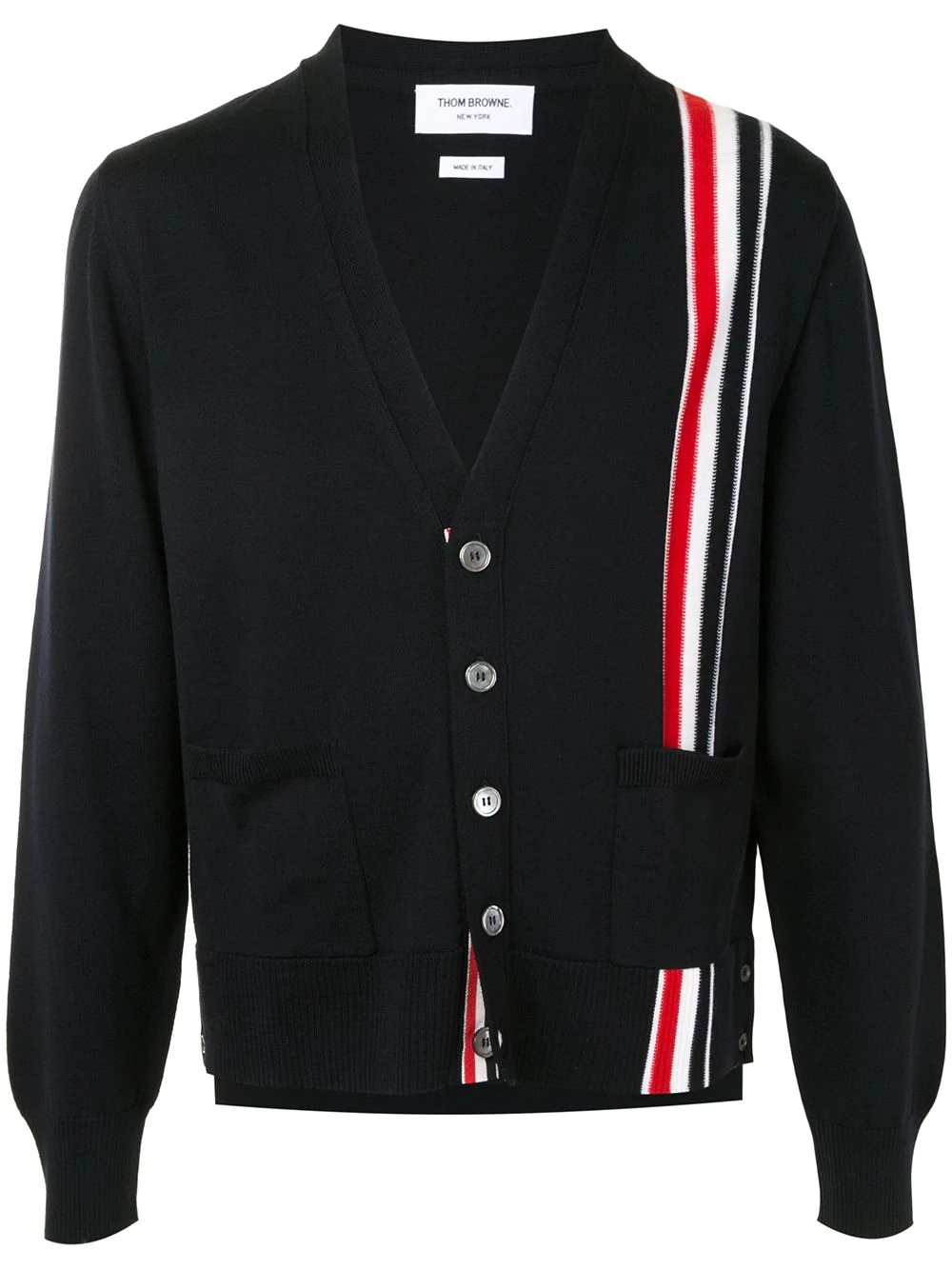 RWB stripe cardigan - 1