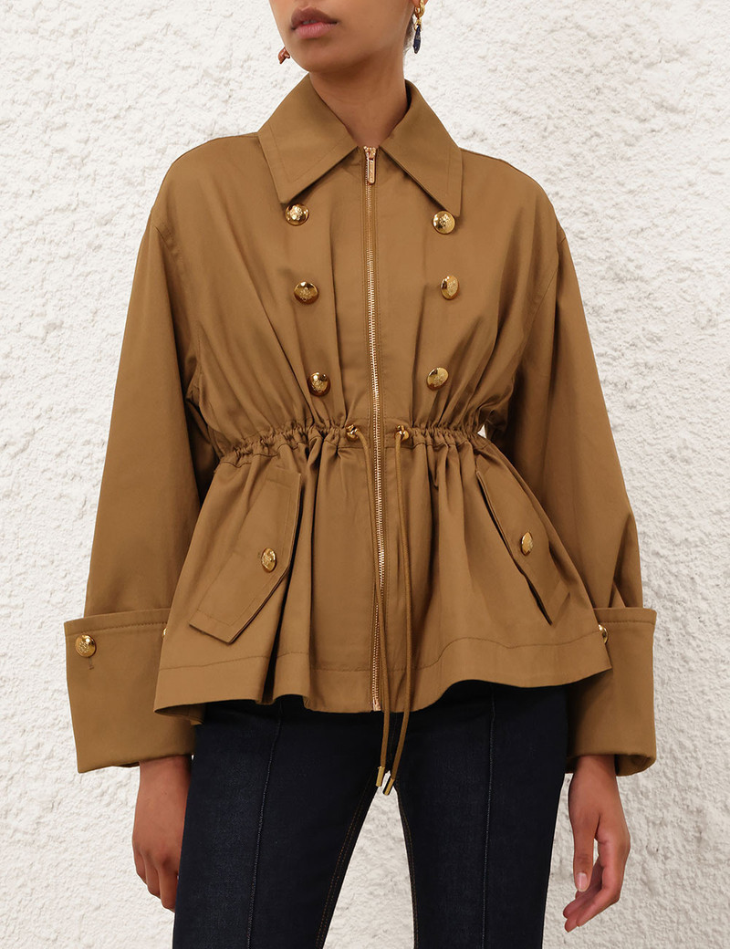 Zimmermann REBELLION DRAWSTRING JACKET outlook