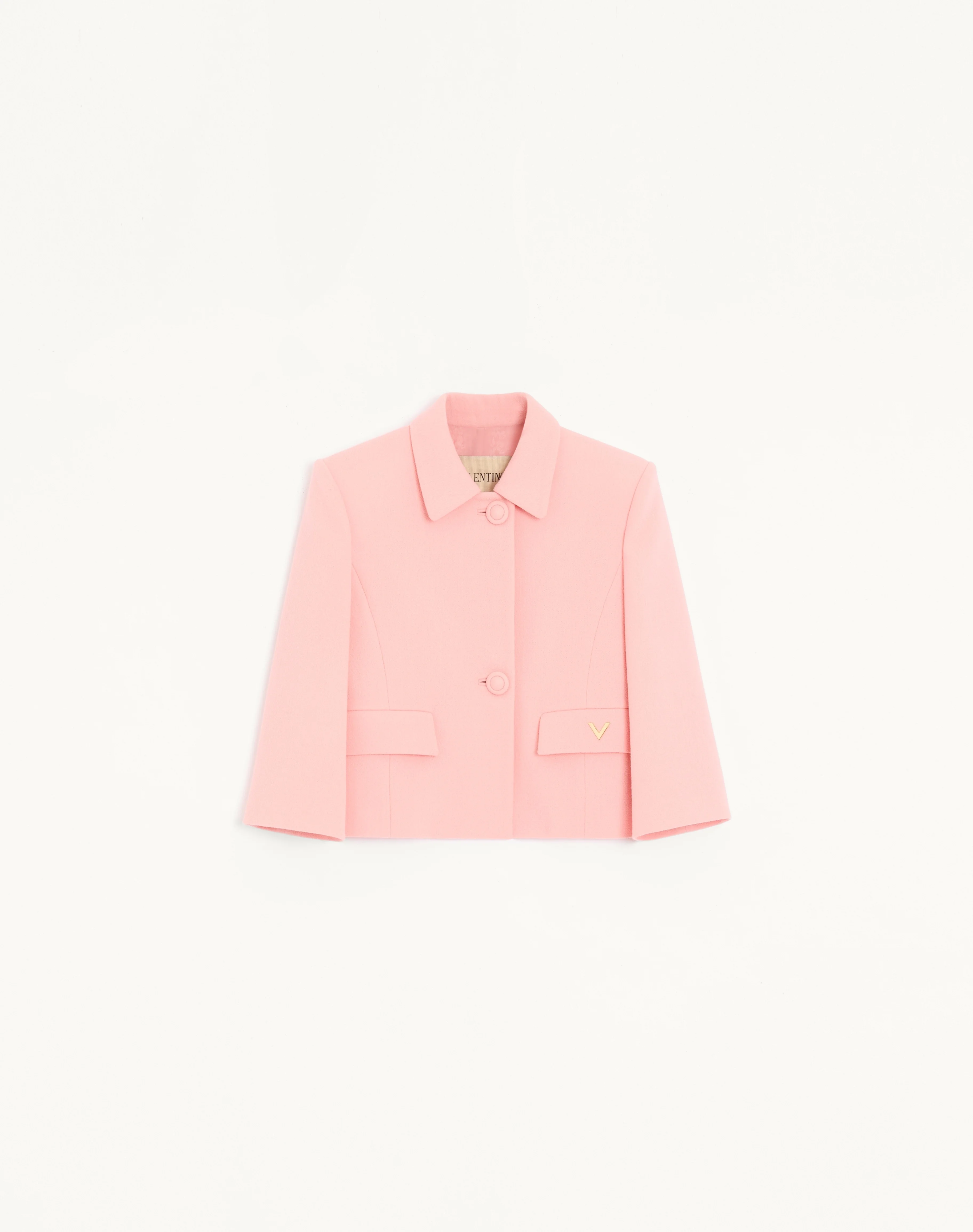 WOOL CREPE JACKET - 1