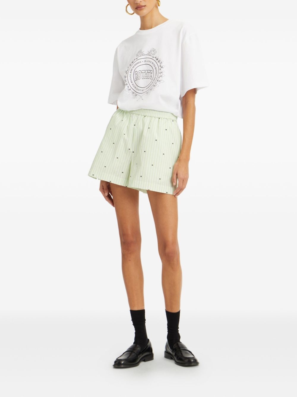 striped shorts - 2