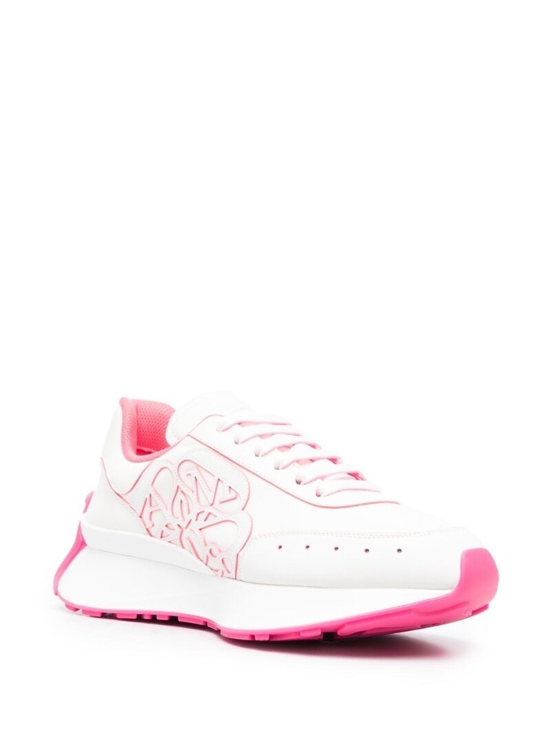 logo low-top sneakers - 2