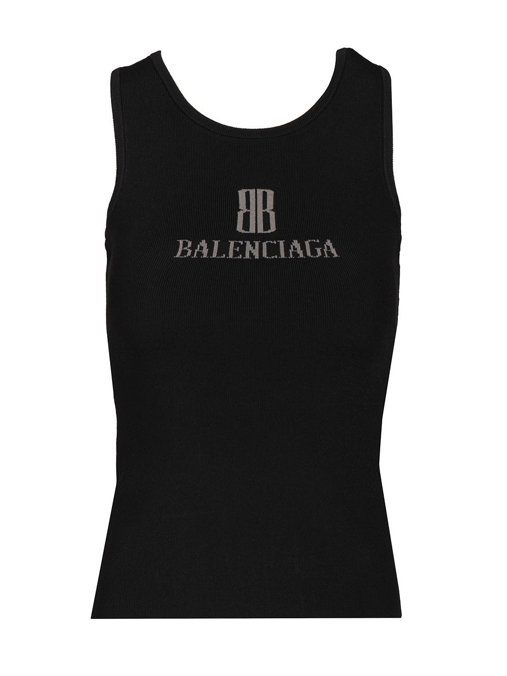 Tank Top Tops Black - 1
