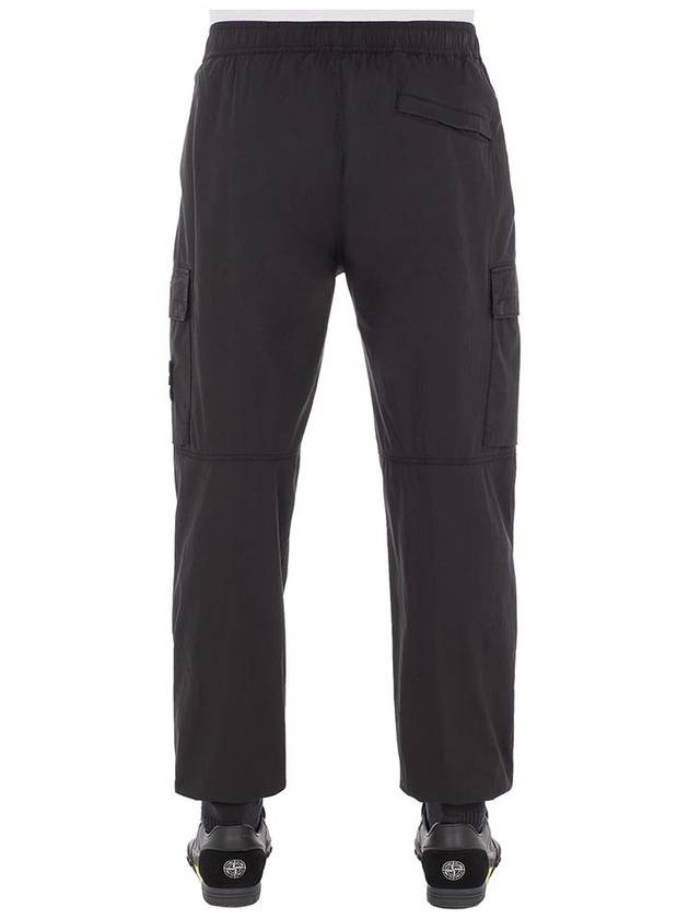 Wappen Patch Cargo Track Pants Black - 3