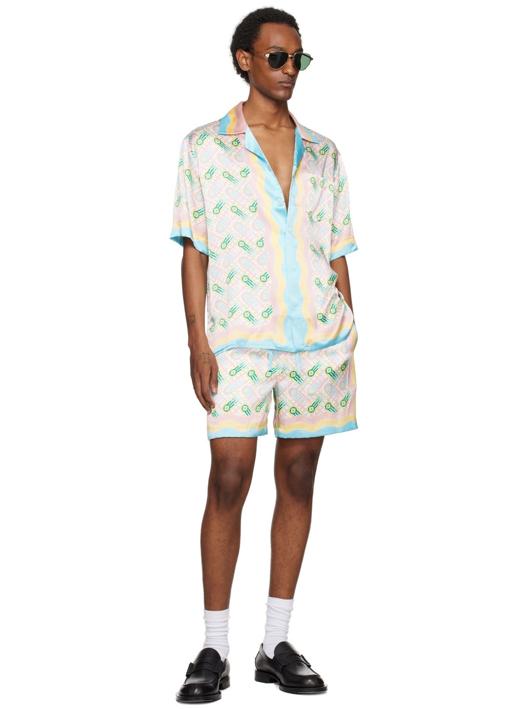 Multicolor Ping Pong Shorts - 4
