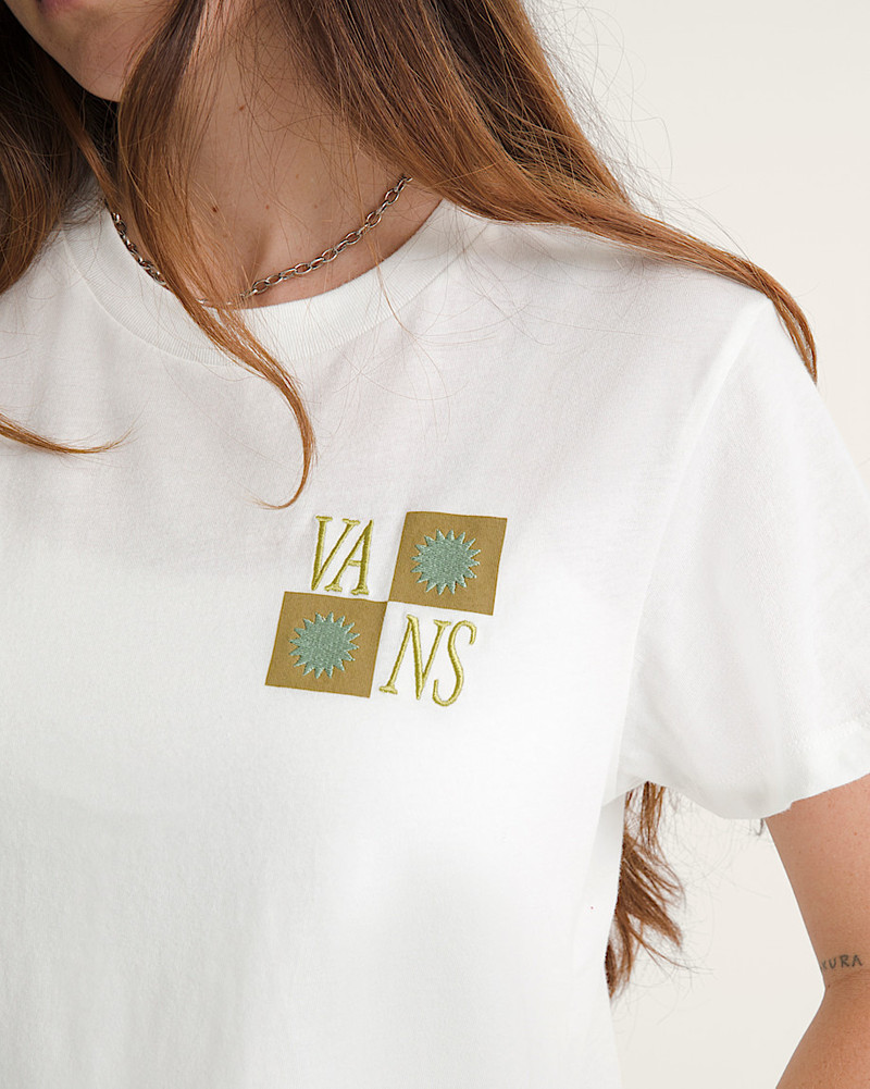 Sunny Checkerboard Crop T-Shirt 3