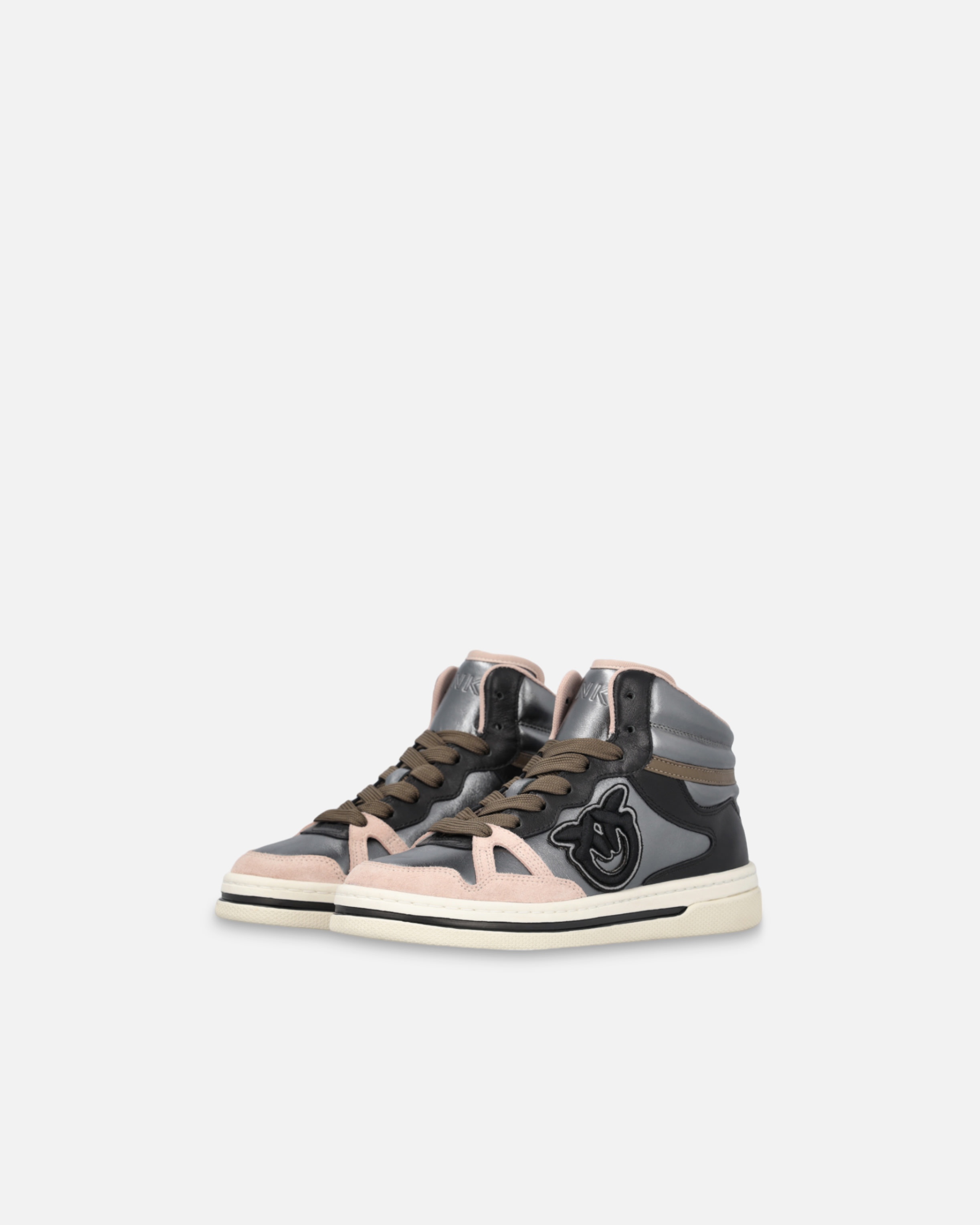 LAMINATED HIGH-TOP SNEAKERS - 6