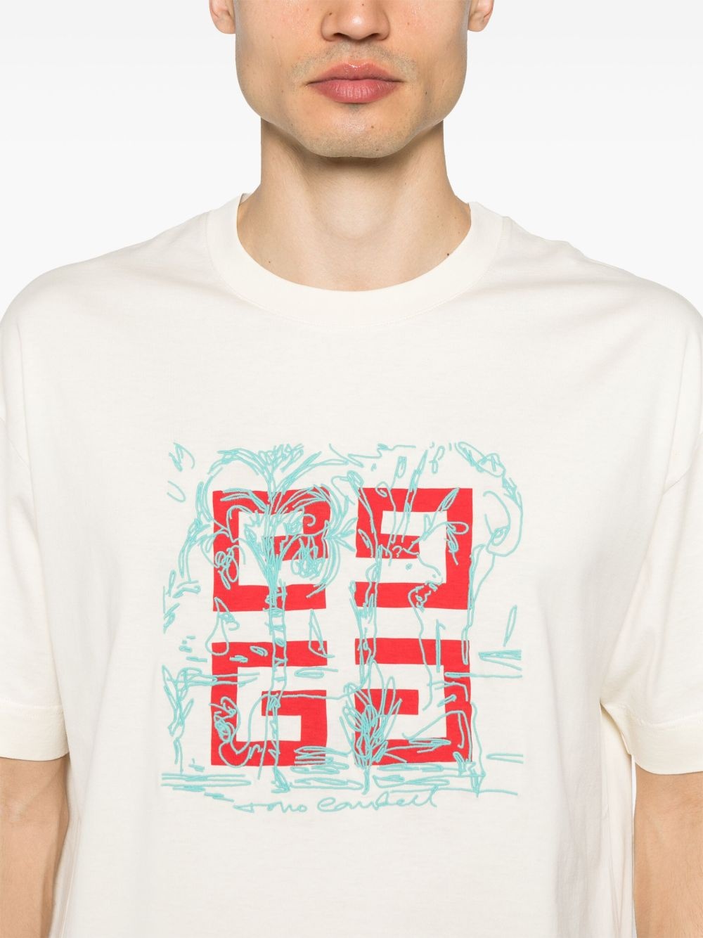 4G-print T-shirt - 4