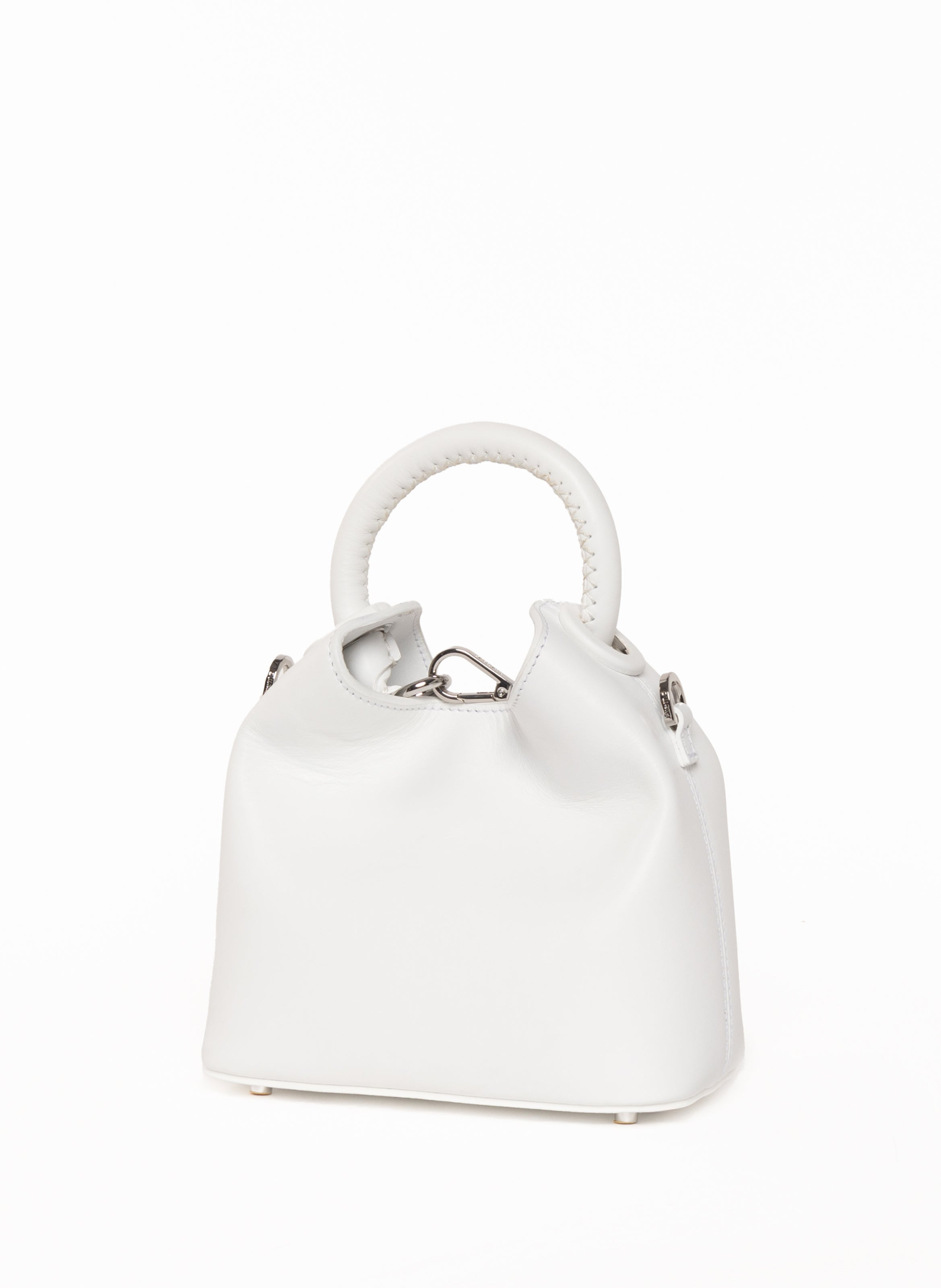 Madeleine Leather White/Silver Hardware - 3