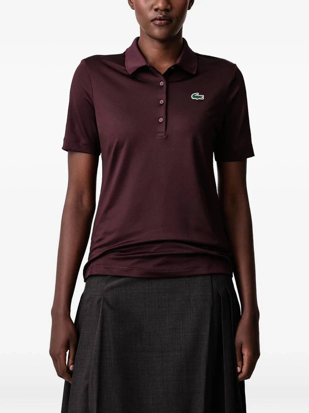 slim-fit stretch Golf polo-shirt with UV protection - 1