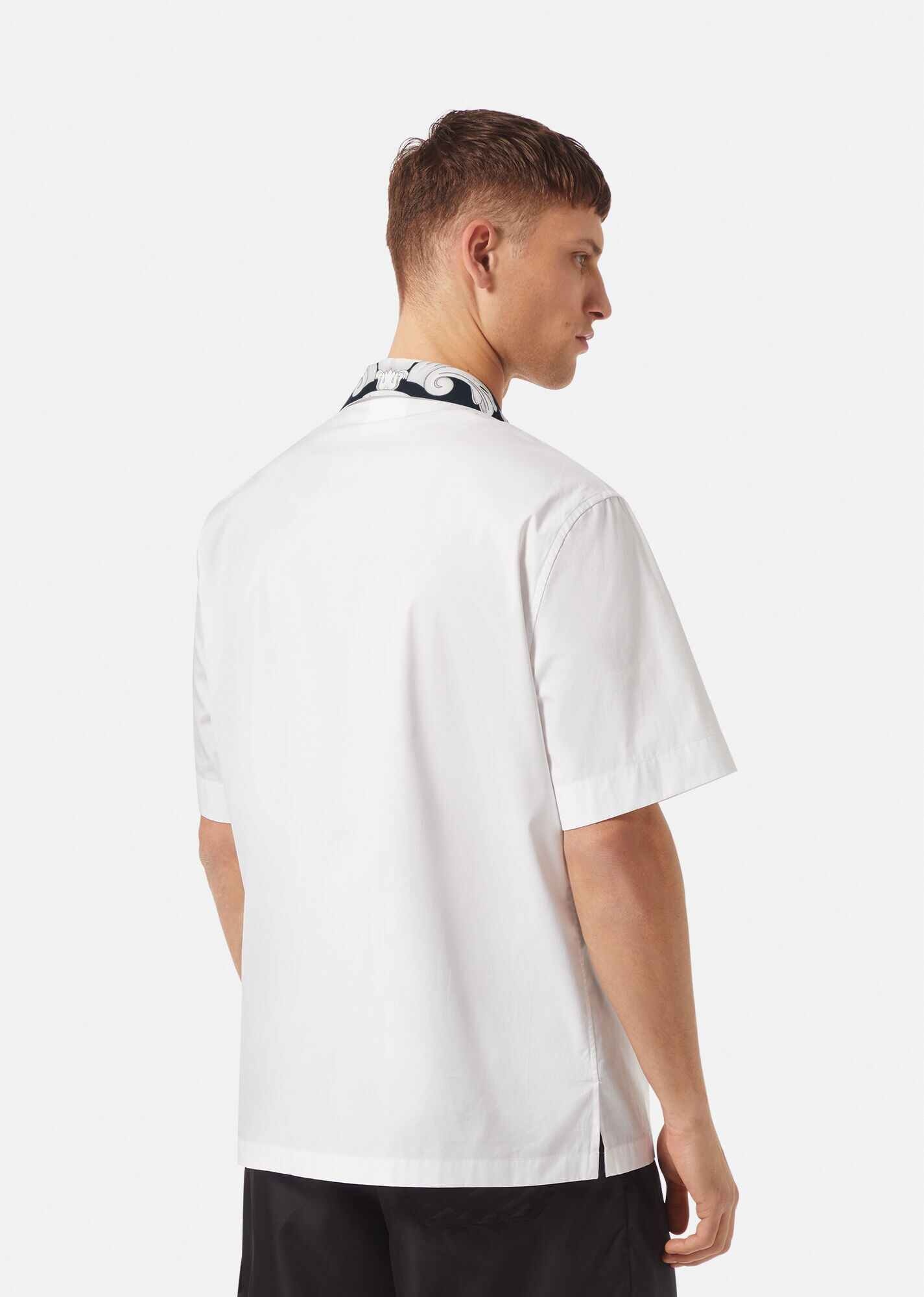 Silver Baroque Logo Shirt - 4